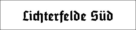 Bild: Lichterfelde Süd