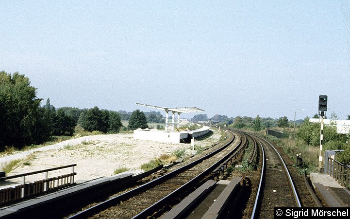 Bild: Bahnsteig im Bau