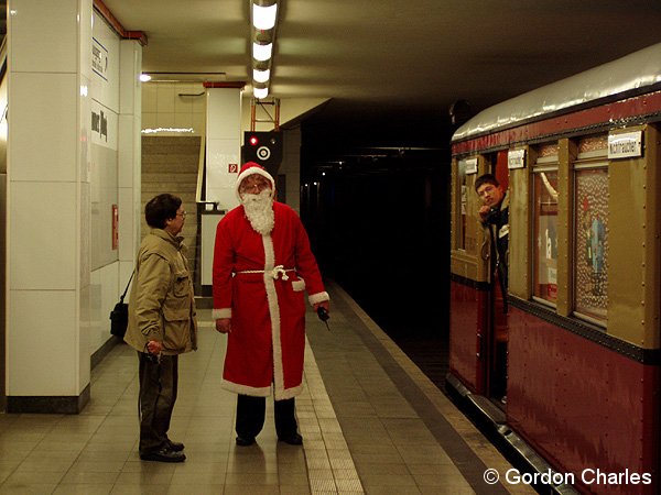 Bild: Weihnachtszug 2004 in Potsdamer Platz