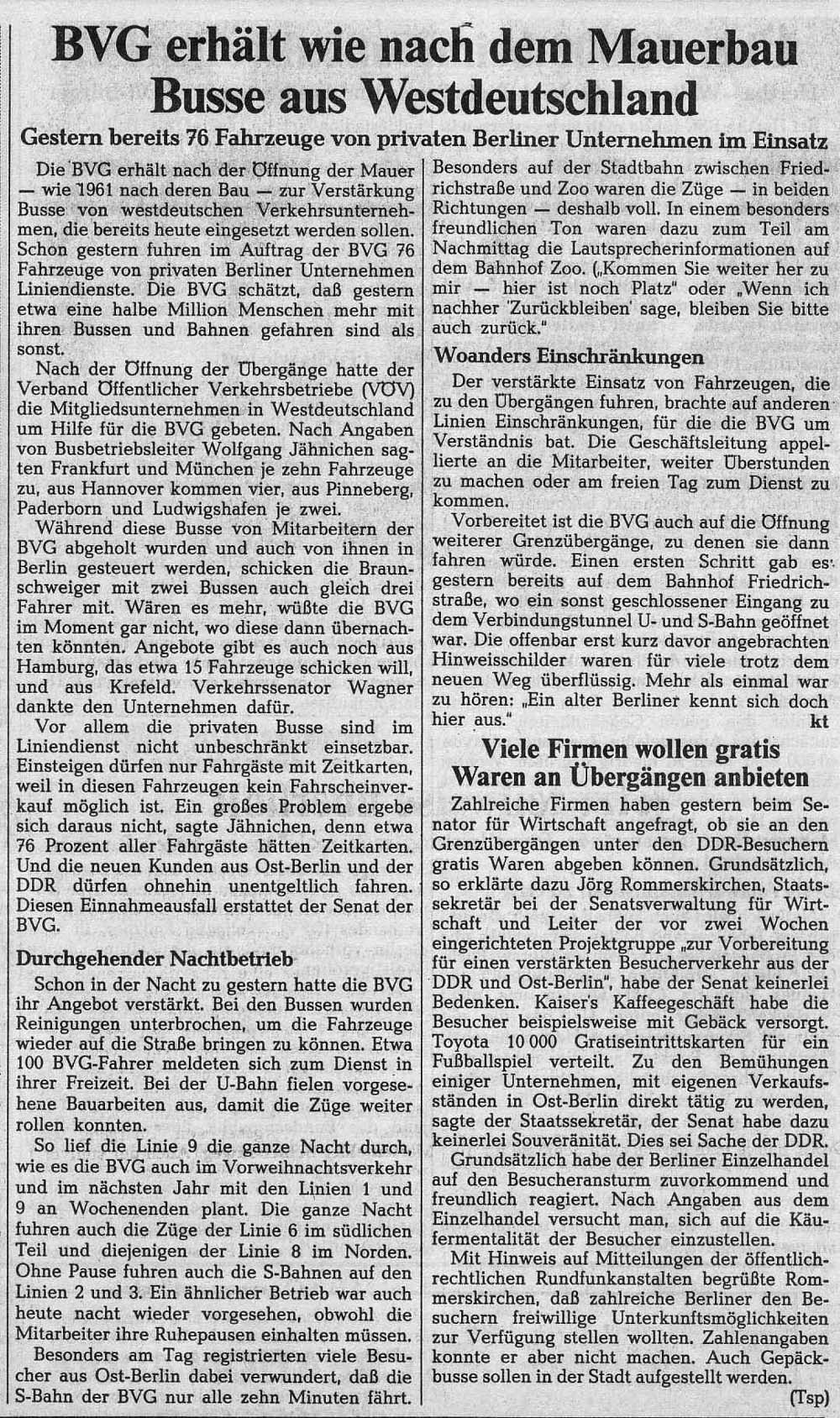 Bild: Tagesspiegelausschnitt