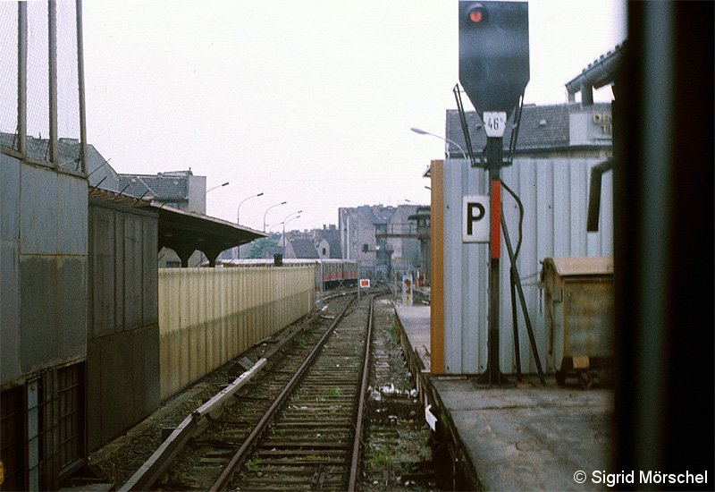 Bild: Gleissituation 1980er Jahre östliches Gleisfeld