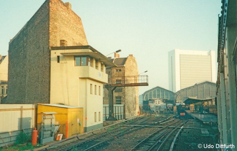 Bild: Gleissituation 1980er Jahre westliches Gleisfeld